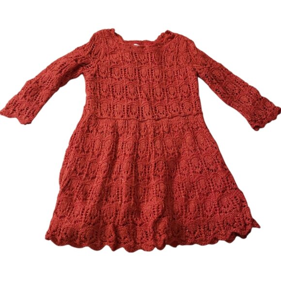 Cat & Jack Other - CT2122 Cat & Jack Red Holiday Girls Sweater Dress 2T